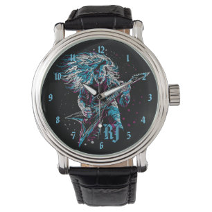 Montre Roche Monogramme Sur Métal Lourd