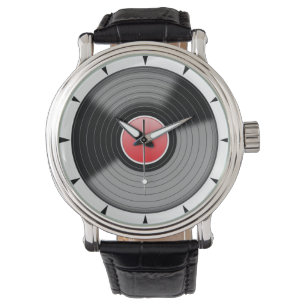 Montre Rocher Autour De L'Horloge - Vinyl Record Watch