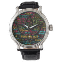 Rock n rouleau Pot Leaf Word Art