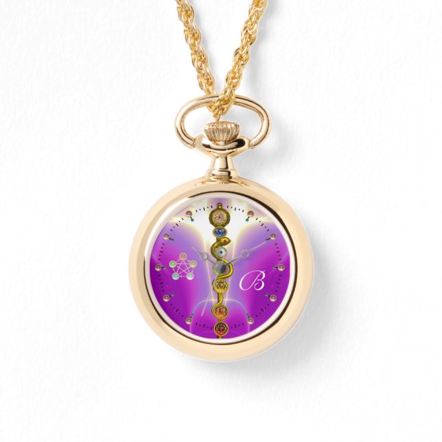MONTRE ROD ASCLEPIUS 7 CHAKRAS, YOGA, ÉNERGIE SPIRITUELLE (Recto)