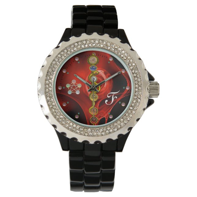 MONTRE RODE D'ASCLEPIUS 7 CHAKRAS, YOGA, ÉNERGIE SPIRITUE (devant)