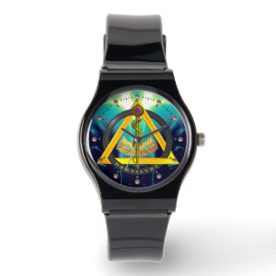 Montre RODE DU SYMBOLE DE DENTISSE ASCLEPIUS, Turquoise
