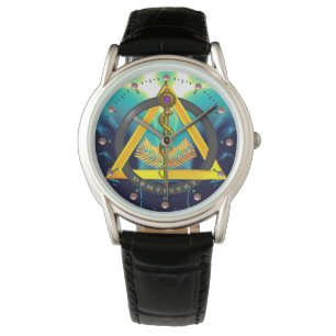 Montre RODE DU SYMBOLE DE DENTISSE ASCLEPIUS, Turquoise