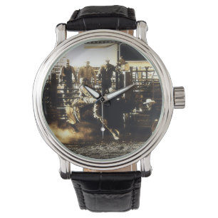 Montre Rodéo de monte de taureau Cowboy Country Western
