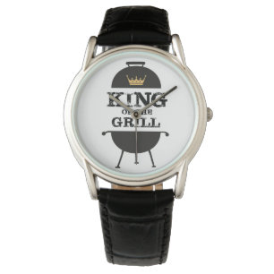 Montre Roi Du Grill, Couronne D'Or Noir