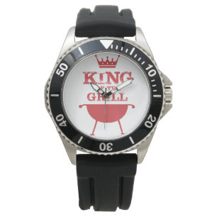 Montre Roi Du Grill, Rouge