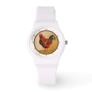 Montre Rooster chicken de Rhode Island