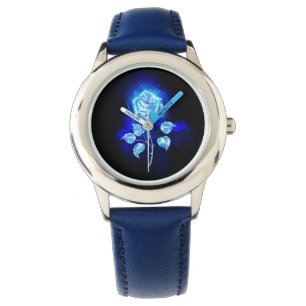 Montre Rose bleu brûlant