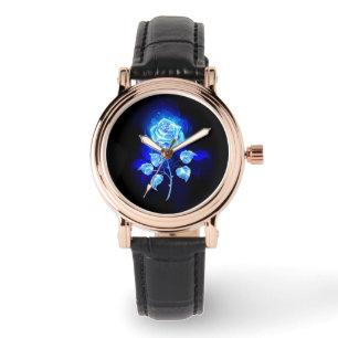 Montre Rose bleu brûlant