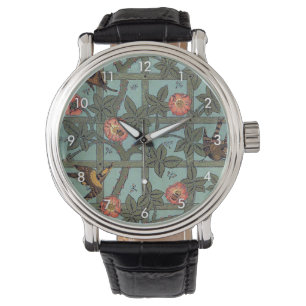 Montre Rose d'Escalades & Petit Oiseau, William Morris