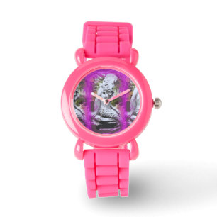 montre rose et pourpre de sirène