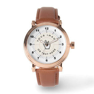 Montre Rose  pour hommes Vintage - Personnalisé (ajouter 