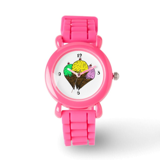Montre rose reloj (Recto)
