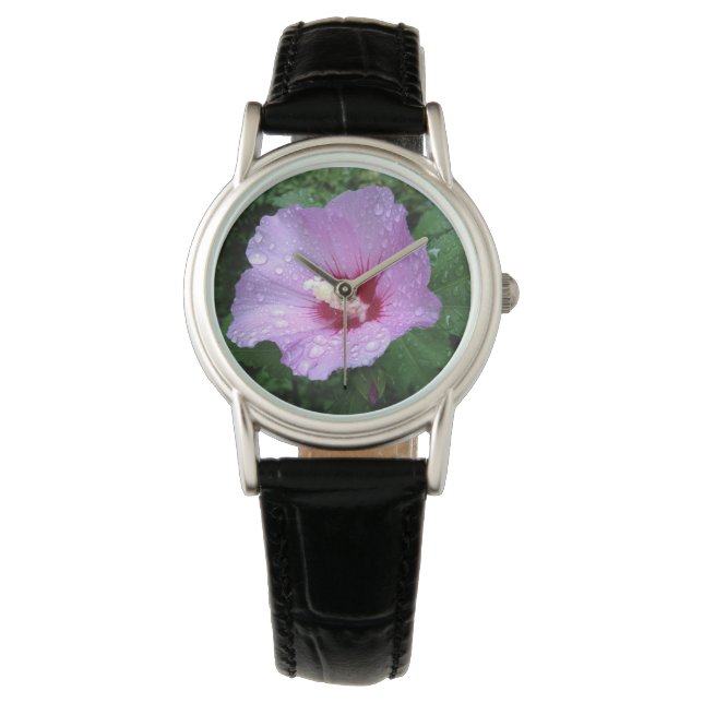 Montre Rose rose de Sharon Watch visage (devant)