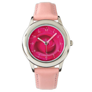 Montre Rose rose rouge romantique