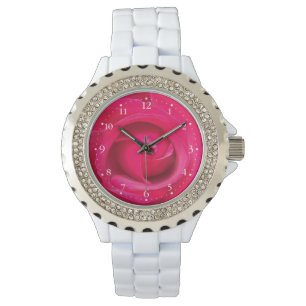 Montre Rose rose rouge romantique