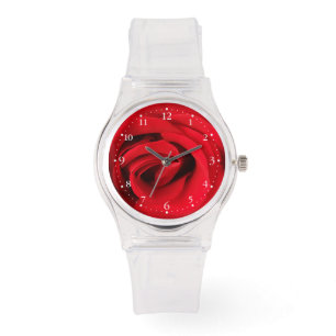 Montre Rose rouge