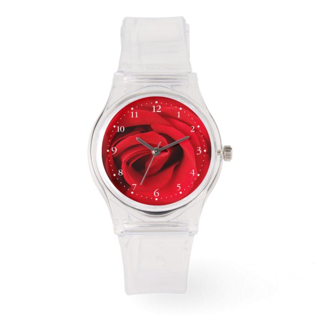 Montre Rose rouge (Recto)