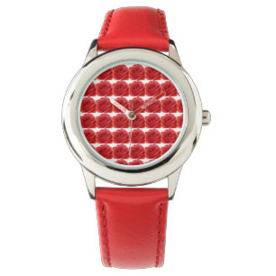 Montre Rose rouge
