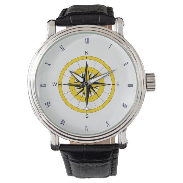 Montre Rose vintage Gold Compass (devant)
