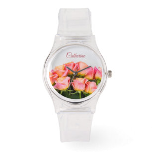 Montre Roses de noms personnalisés