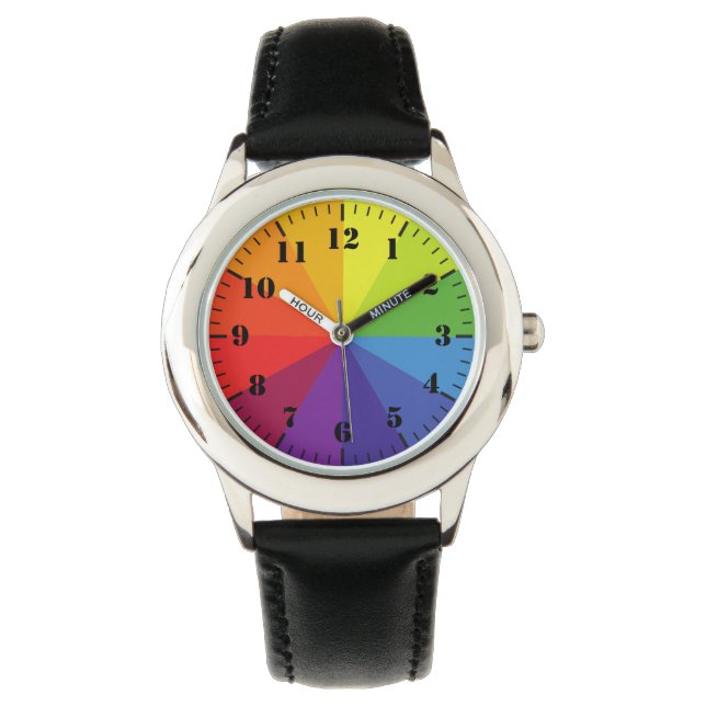 Montre Roue couleur enfants (devant)