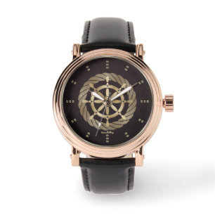 Montre Roue de navire en or