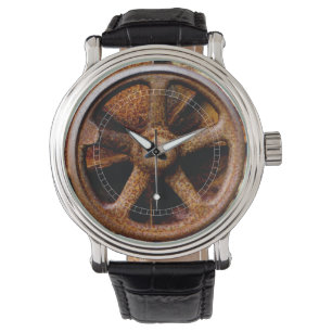 Montre Roue rouillée de sas d'accès de sous-marin