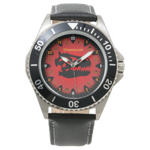 Montre rouge Hot Dinosaure