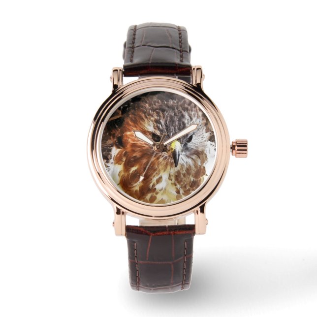 MONTRE ROUGE TAILLÉ HAWK (Recto)