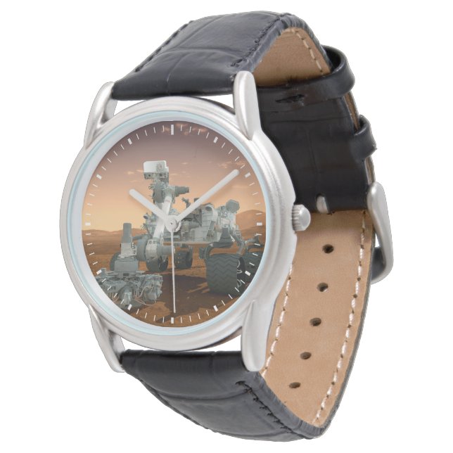 Montre Rover Curiosity Du Laboratoire Scientifique Mars.  (Incliné)