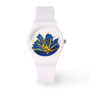 Montre royale d'art de fleur