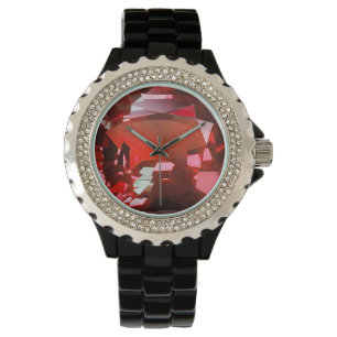 Montre Ruby Gemstone Red