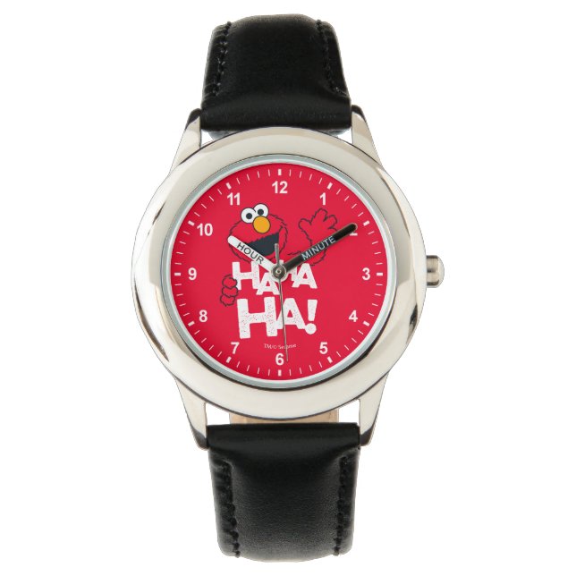 Montre Rue Sésame | Elmo - Ha Ha Ha Ha ! (devant)
