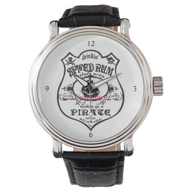 Montre Rum épicé Pirate Boisson Thunder_Cove (devant)