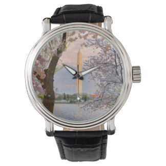 Montre Sac à main Fleurs de cerisier du monument Washingt
