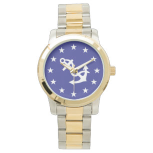 Montre Sac vide_Ancre blanche_Cercle des étoiles_insignia