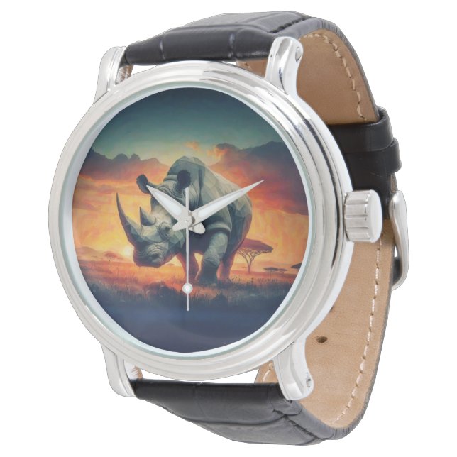 Montre Safari Sunset Rhino (Incliné)