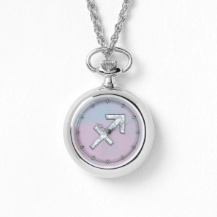 Montre Sagittaire moderne Zodiac sur Mère de style perle