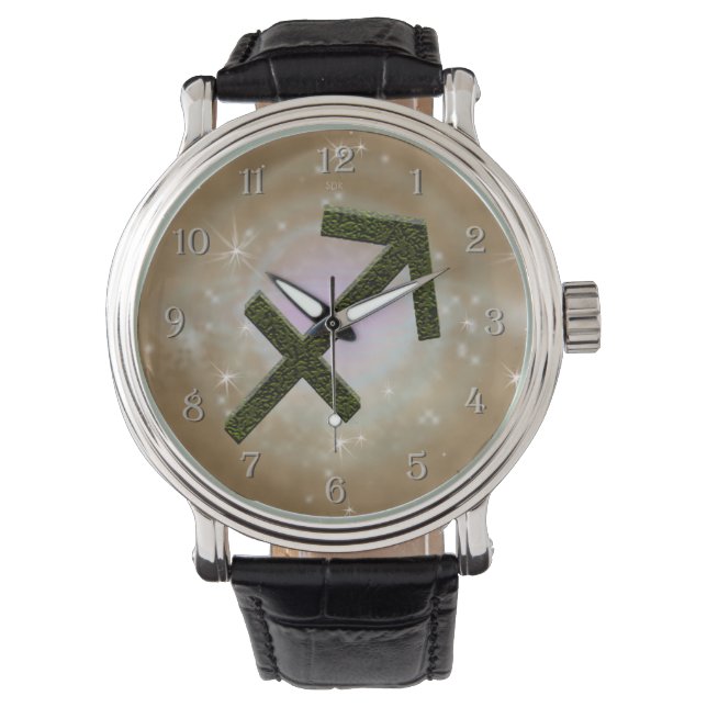 Montre Sagittarius couleur Pick Sagittarius Zodiac (devant)