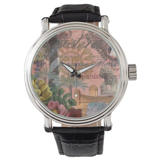Montre saint augustine florida voyage art antique (devant)