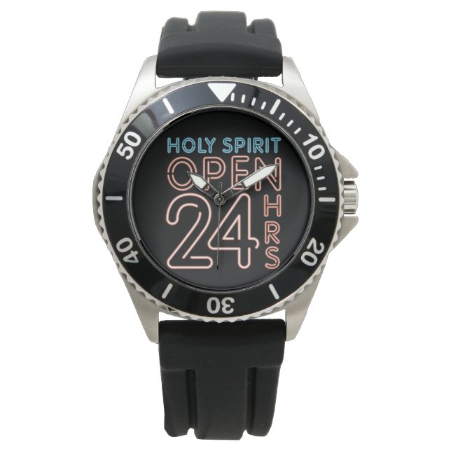 Montre Saint-Esprit ouvert 24h/24 et 7j/7 (devant)