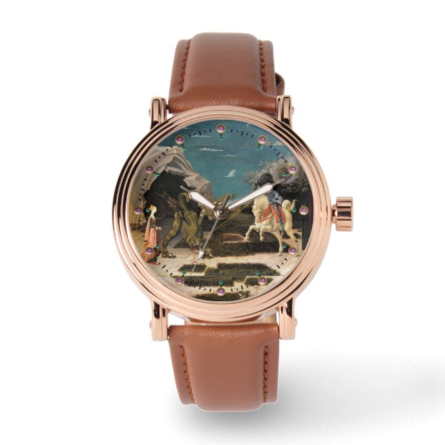 MONTRE SAINT GEORGE, DRAGON ET PRINCESS (Recto)