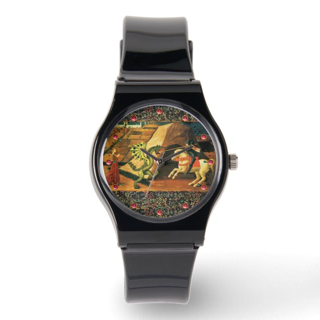 MONTRE SAINT GEORGE, DRAGON ET PRINCESS (Recto)