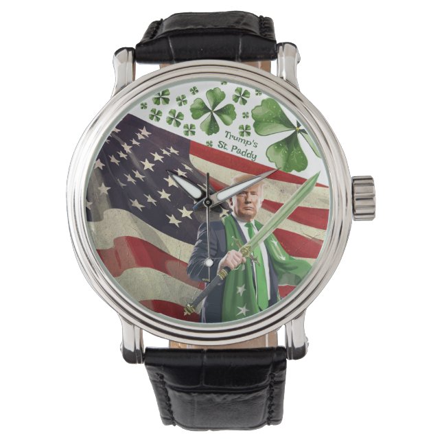 Montre Saint Paddy de Trump (devant)