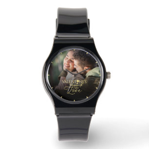 Montre Saint-Valentin minimaliste Moderne Calligraphie ph