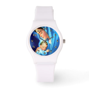 Montre Sainte Vierge Marie avec Bébé Jésus