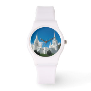 Montre San Diego California LDS Temple White Watch