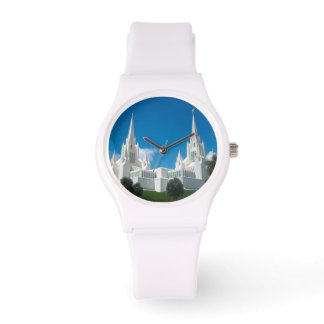 Montre San Diego California LDS Temple White Watch