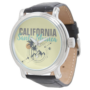Montre Santa Monica Californie Geometric Palms